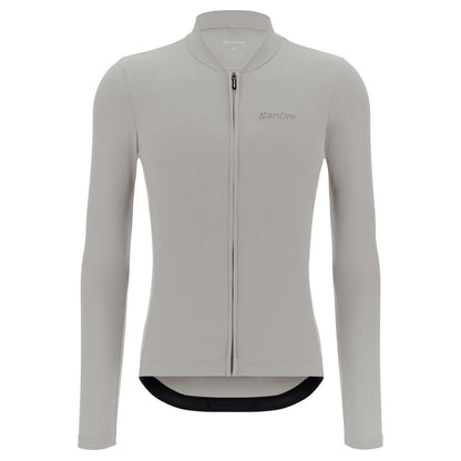 Santini Men's Sensation Long Sleeve Lightwight Summer Jersey - Silver