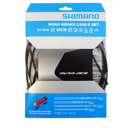 Shimano Dura-Ace BC-9000 Polymer Coated Road Brake Cable Set Black image 1