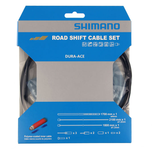 Shimano Dura-Ace 9000 OT-SP41 Polymer Coated Road/MTB  Gear Shift Cable Set Black image 1