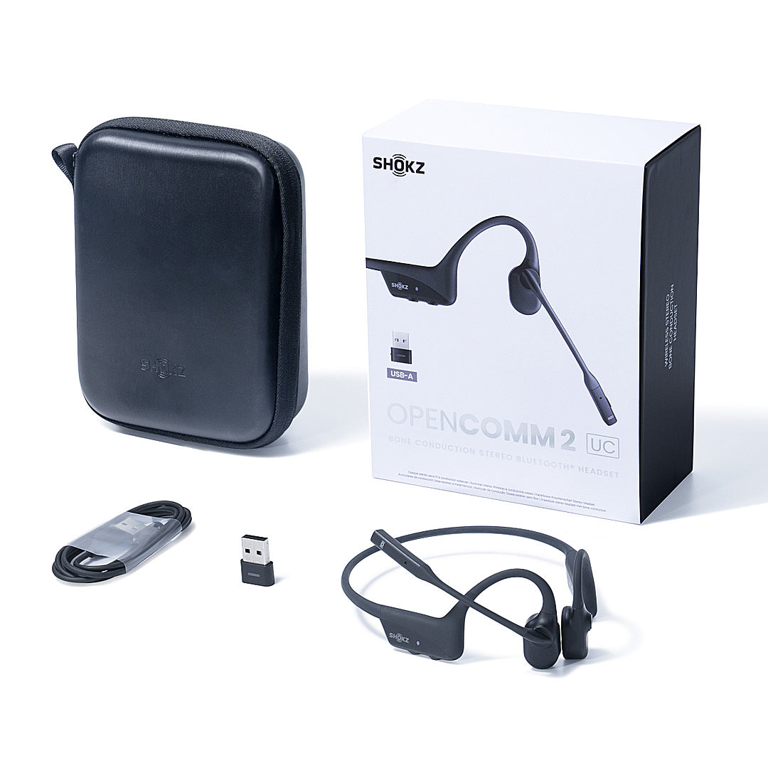 Shokz OpenComm 2 UC USB-C (2025 Update) – woolyswheels.com.au