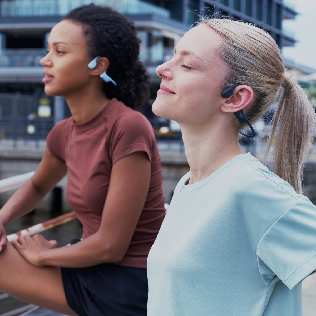 SHOKZ OpenRun AIR 2 Headphones - Black S610-ST-BK image 5