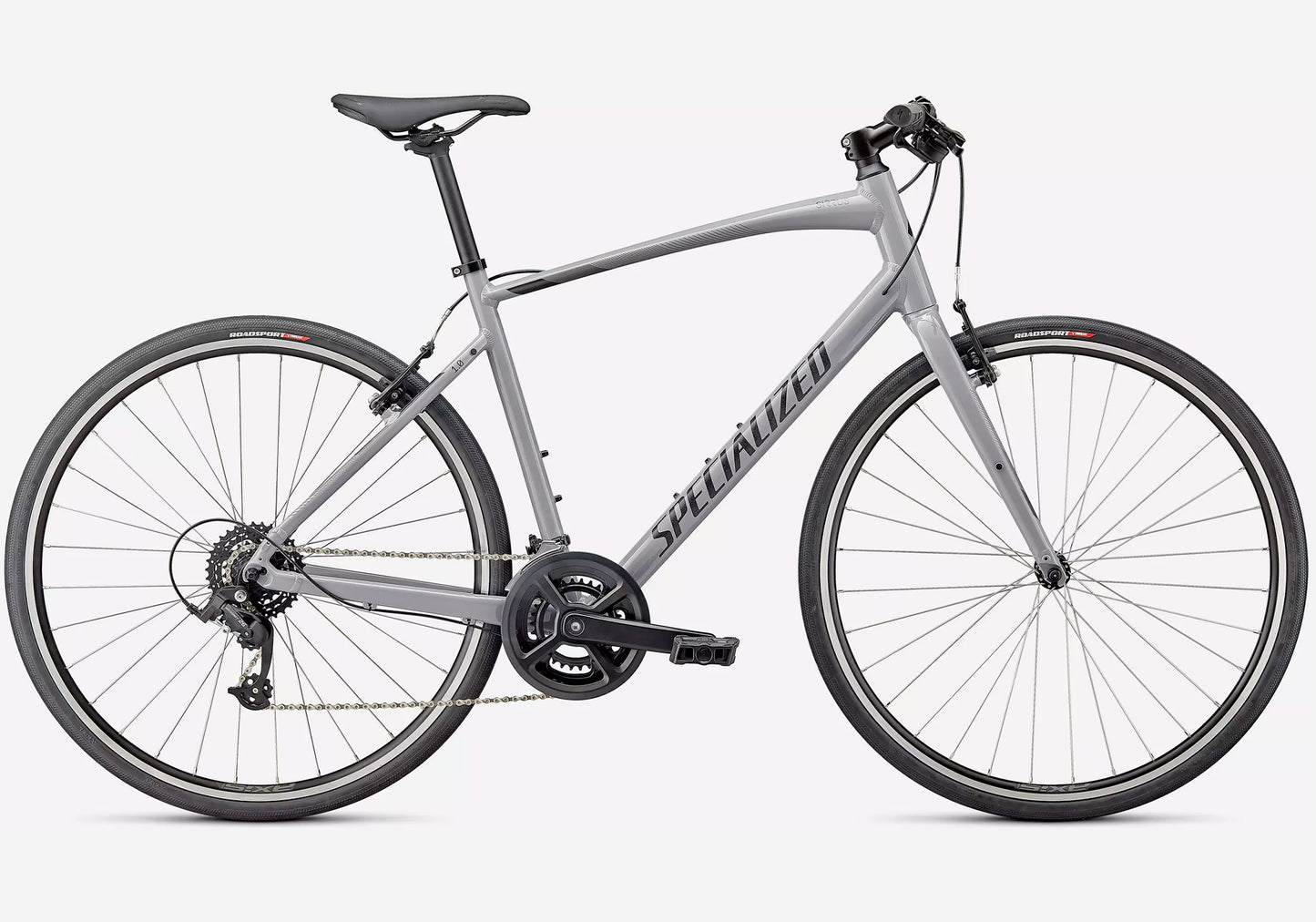 2023 Specialized Sirrus 1.0, Unisex Fitness/Urban Bike - Gloss Cool Grey