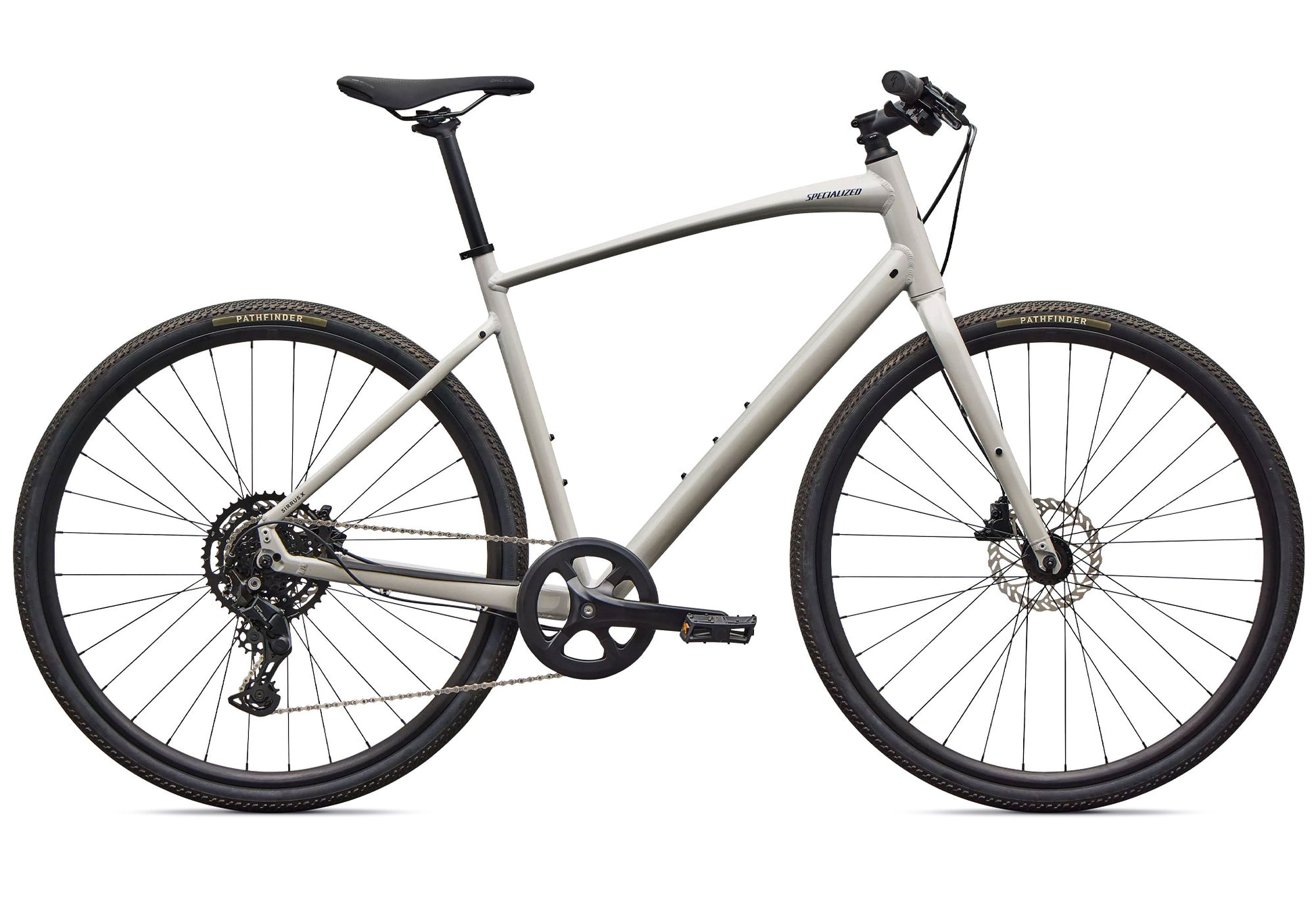2026 Specialized Sirrux X 2.0 Unisex Fitness/Urban Bike, Gloss Dolomite Metallic image 2