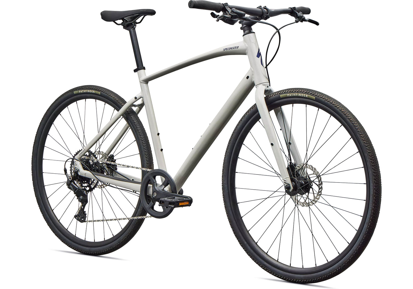 2026 Specialized Sirrux X 2.0 Unisex Fitness/Urban Bike, Gloss Dolomite Metallic image 1
