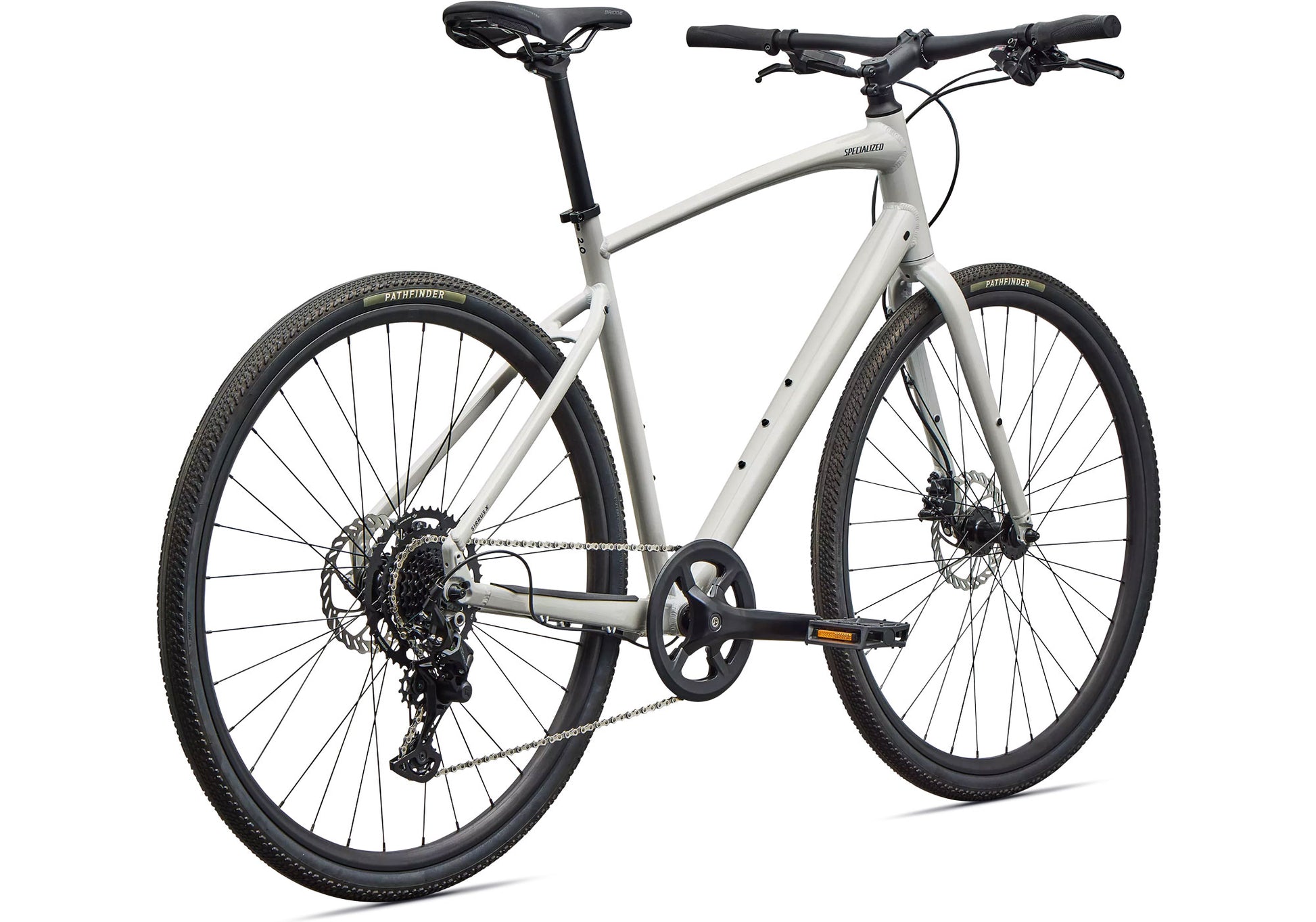 2026 Specialized Sirrux X 2.0 Unisex Fitness/Urban Bike, Gloss Dolomite Metallic image 3