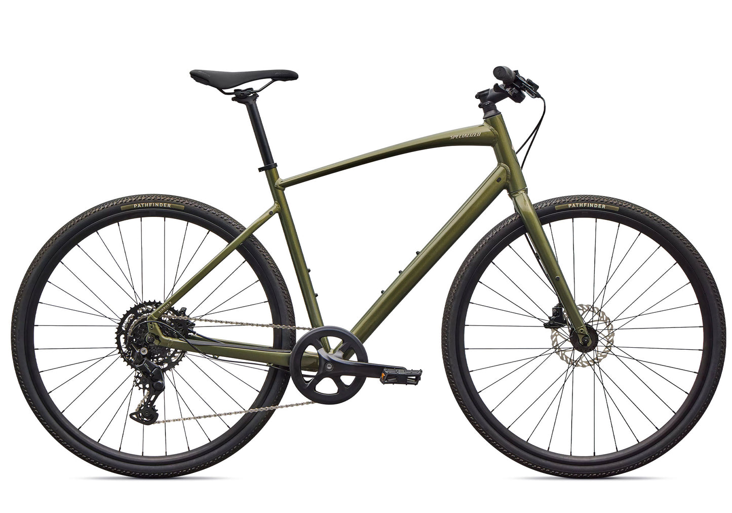 2026 Specialized Sirrux X 2.0, Unisex Fitness/Urban Bike, Gloss Laurel Green image 2