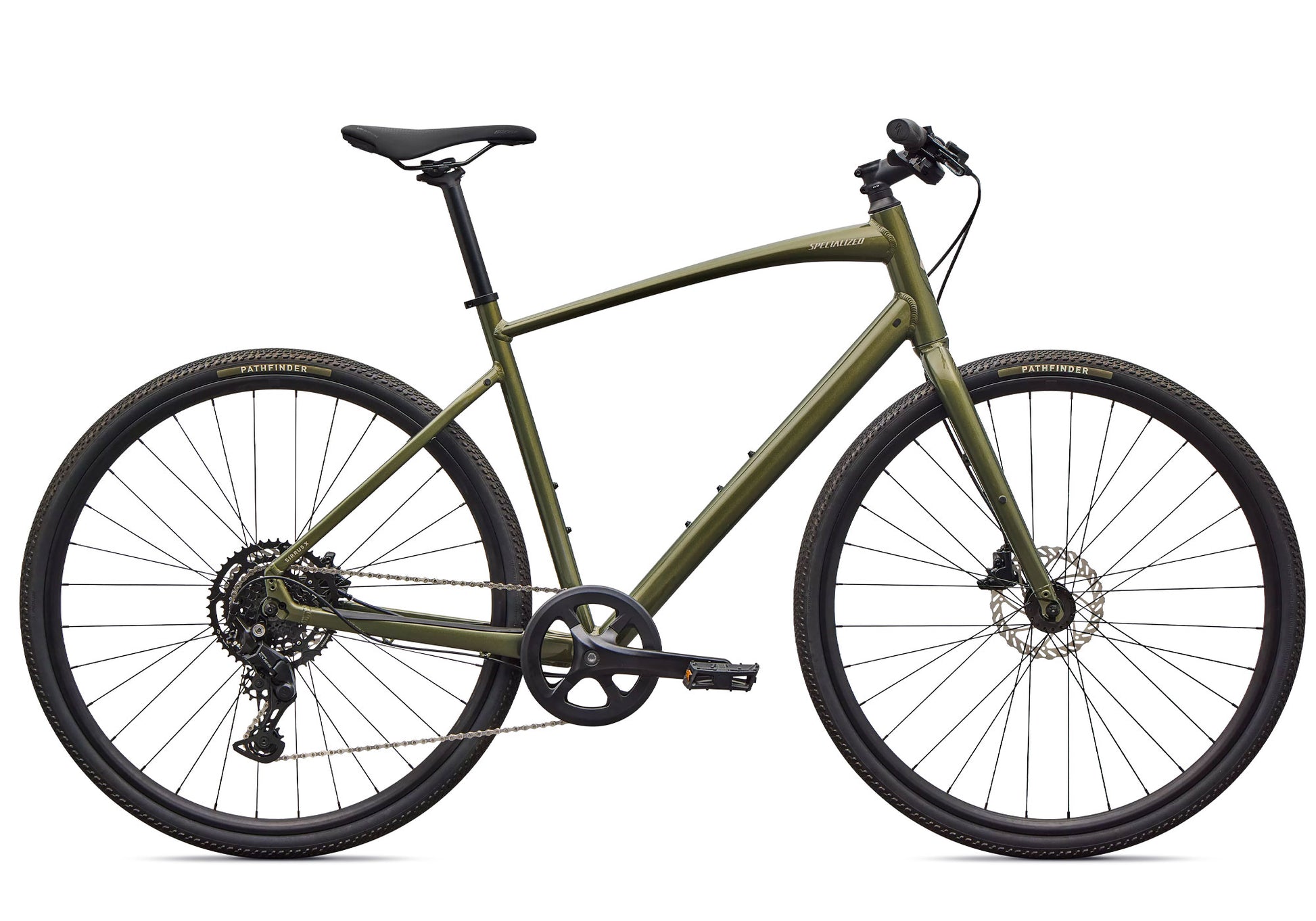 2026 Specialized Sirrux X 2.0, Unisex Fitness/Urban Bike, Gloss Laurel Green image 2