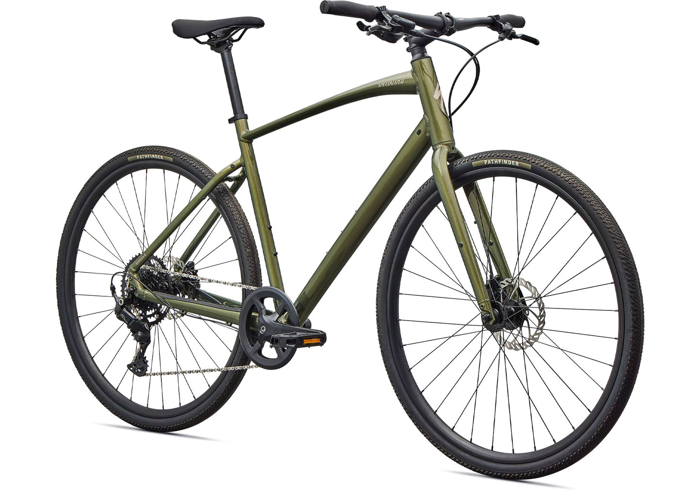 2026 Specialized Sirrux X 2.0, Unisex Fitness/Urban Bike, Gloss Laurel Green image 1