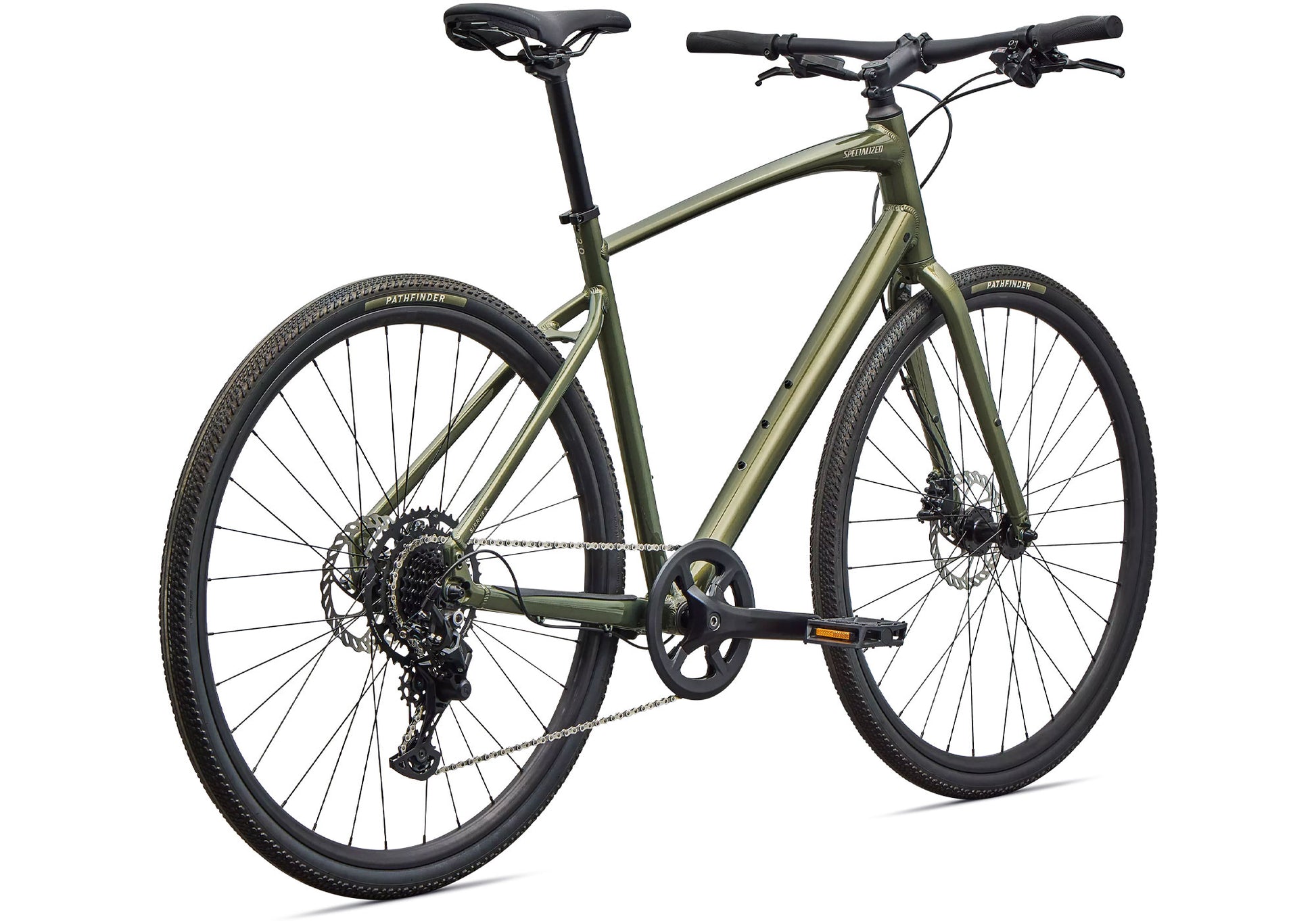 2026 Specialized Sirrux X 2.0, Unisex Fitness/Urban Bike, Gloss Laurel Green image 3
