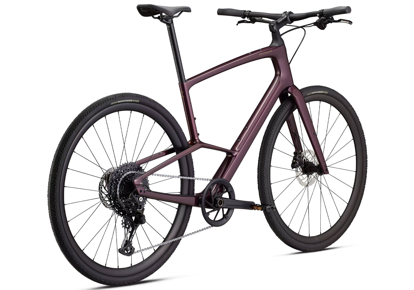 2026 Specialized Sirrus X 5.0 Unisex Urban/Fitness Bike, Gloss Bordeaux Metallic image 2