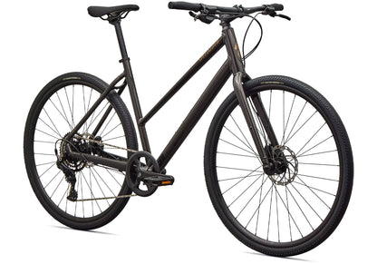 2027 Specialized Sirrus X 2.0 Step-Thru Urban/Fitness Bike, Gloss Metallic Obsidian