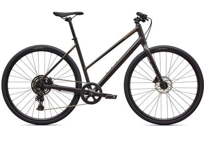 2027 Specialized Sirrus X 2.0 Step-Thru Urban/Fitness Bike, Gloss Metallic Obsidian