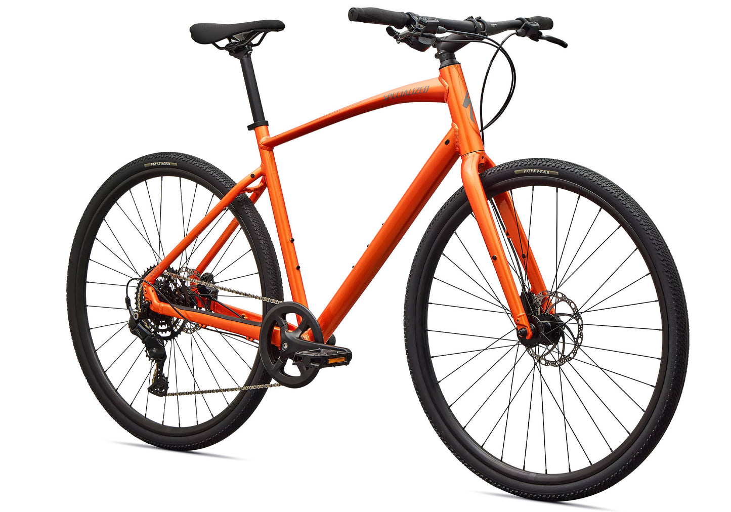 2027 Specialized Sirrus X 2.0 Unisex Urban/Fitness Bike, Gloss Tangerine image 1