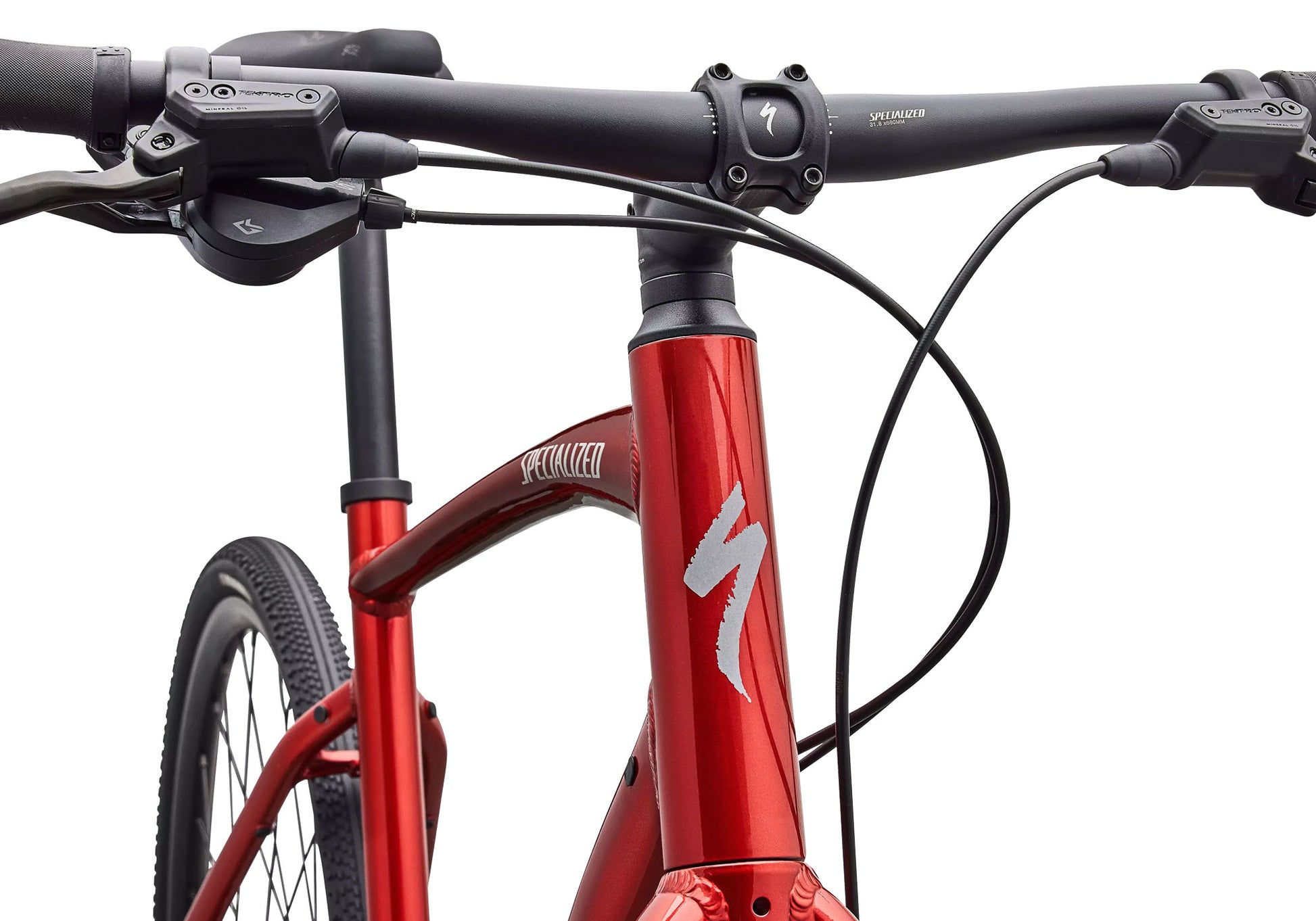 2027 Specialized Sirrus X 3.0 Unisex Urban/Fitness Bike, Gloss Cayenne Metallic image 5