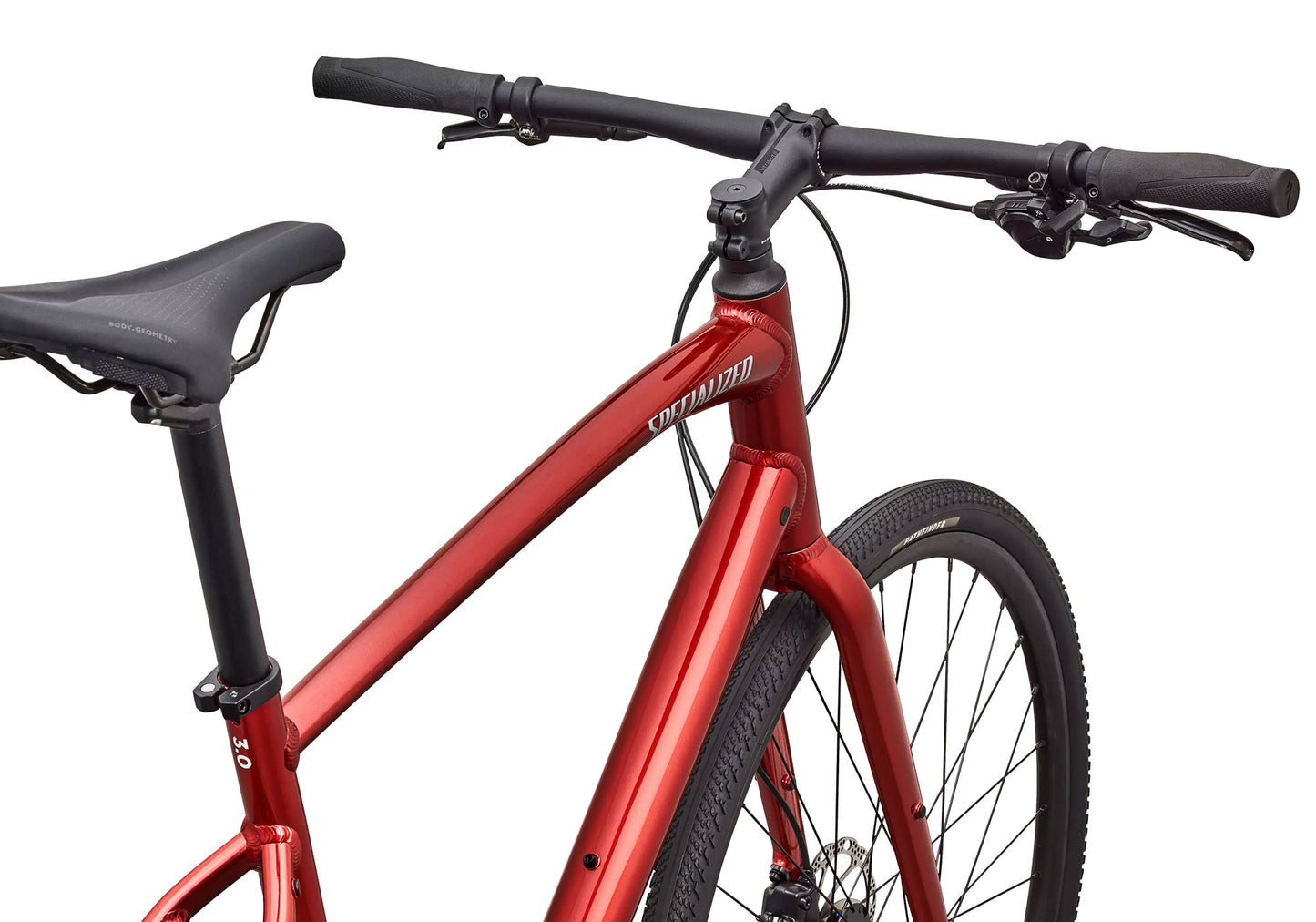 2027 Specialized Sirrus X 3.0 Unisex Urban/Fitness Bike, Gloss Cayenne Metallic image 4