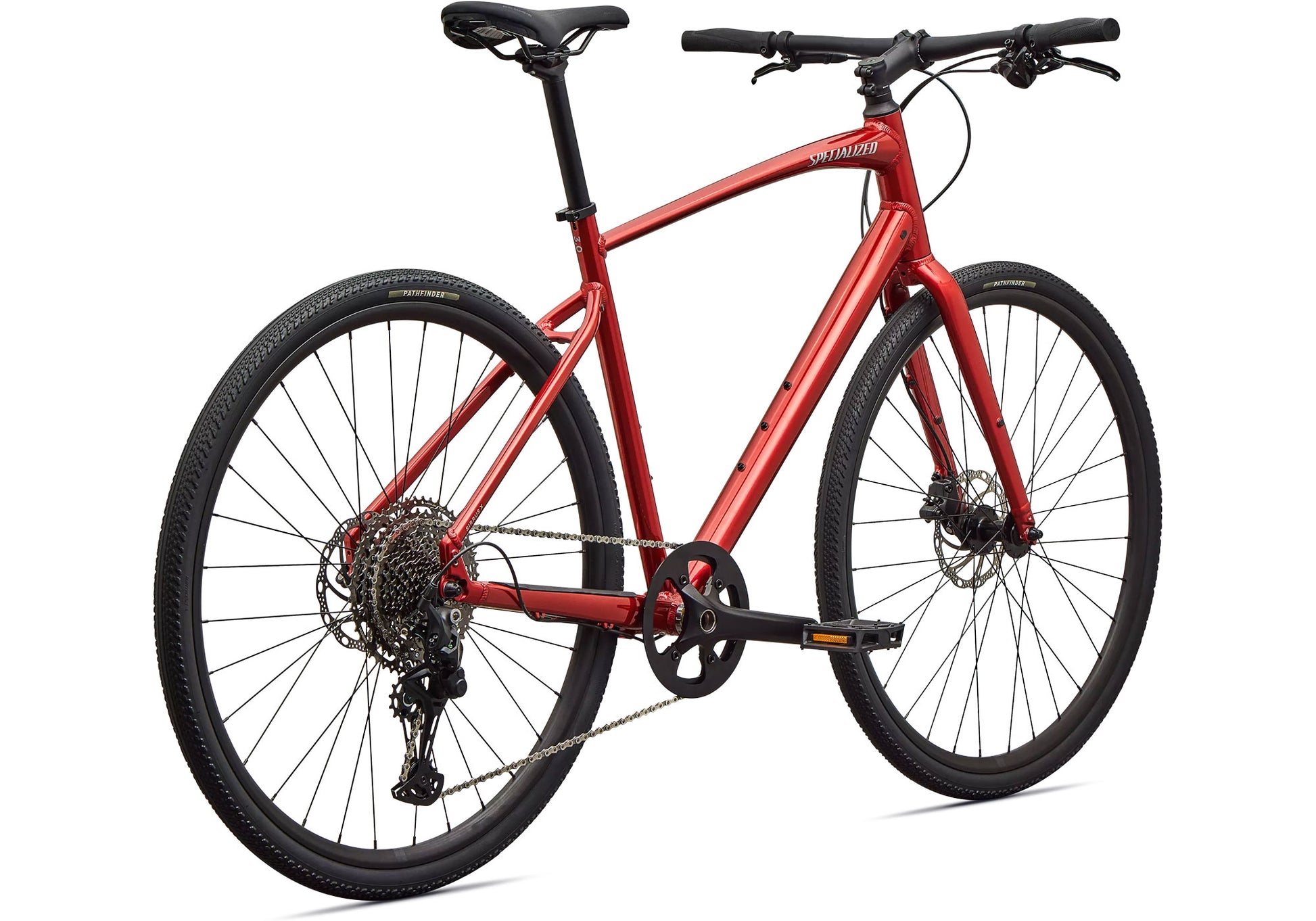 2027 Specialized Sirrus X 3.0 Unisex Urban/Fitness Bike, Gloss Cayenne Metallic image 3