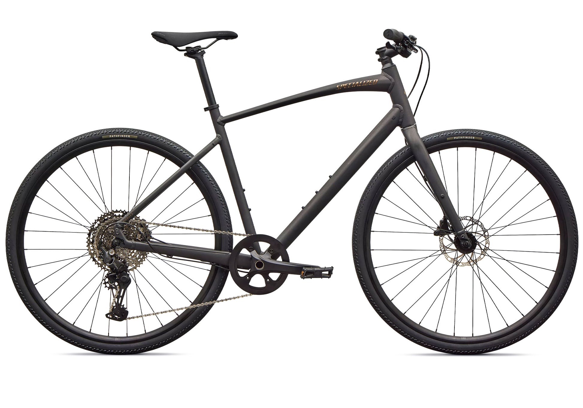 2027 Specialized Sirrus X 3.0 Unisex Urban/Fitness Bike, Satin Metallic Obsidian image 2