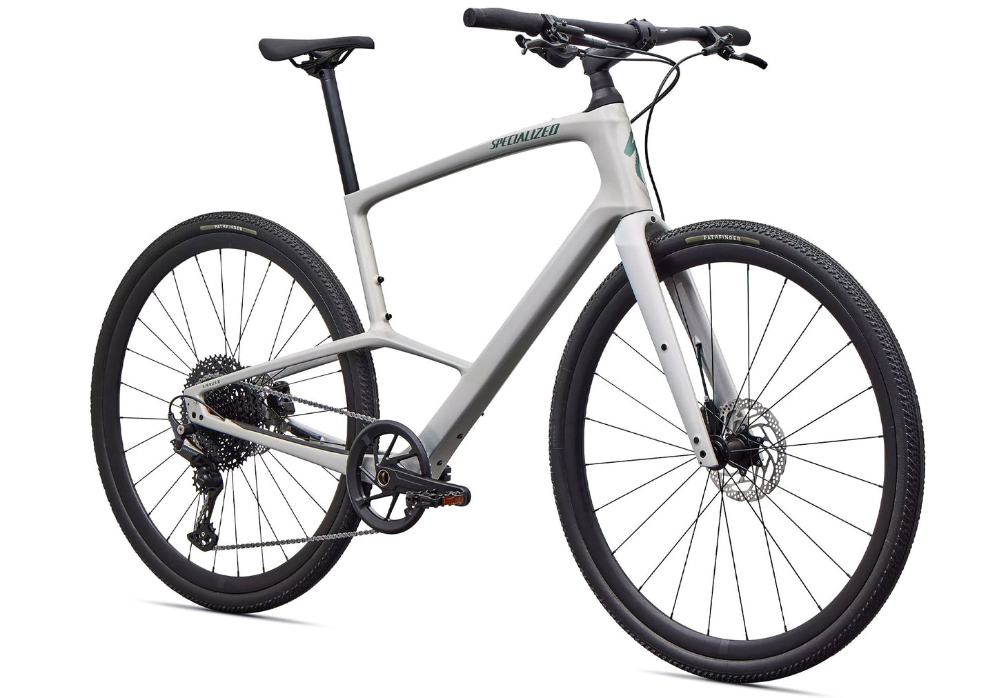 2027 Specialized Sirrus X 5.0 Unisex Urban/Fitness Bike, Gloss Dolomite Metallic image 1