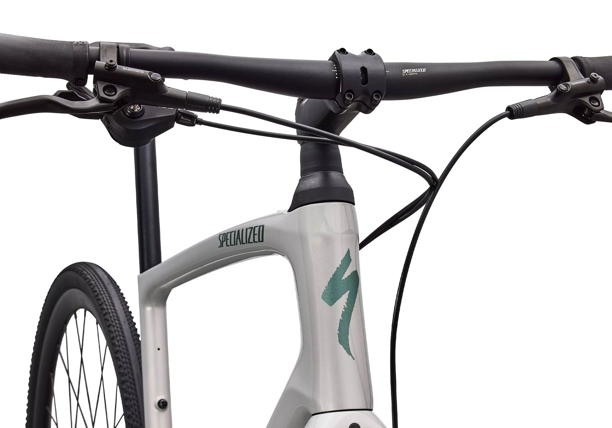 2027 Specialized Sirrus X 5.0 Unisex Urban/Fitness Bike, Gloss Dolomite Metallic image 5