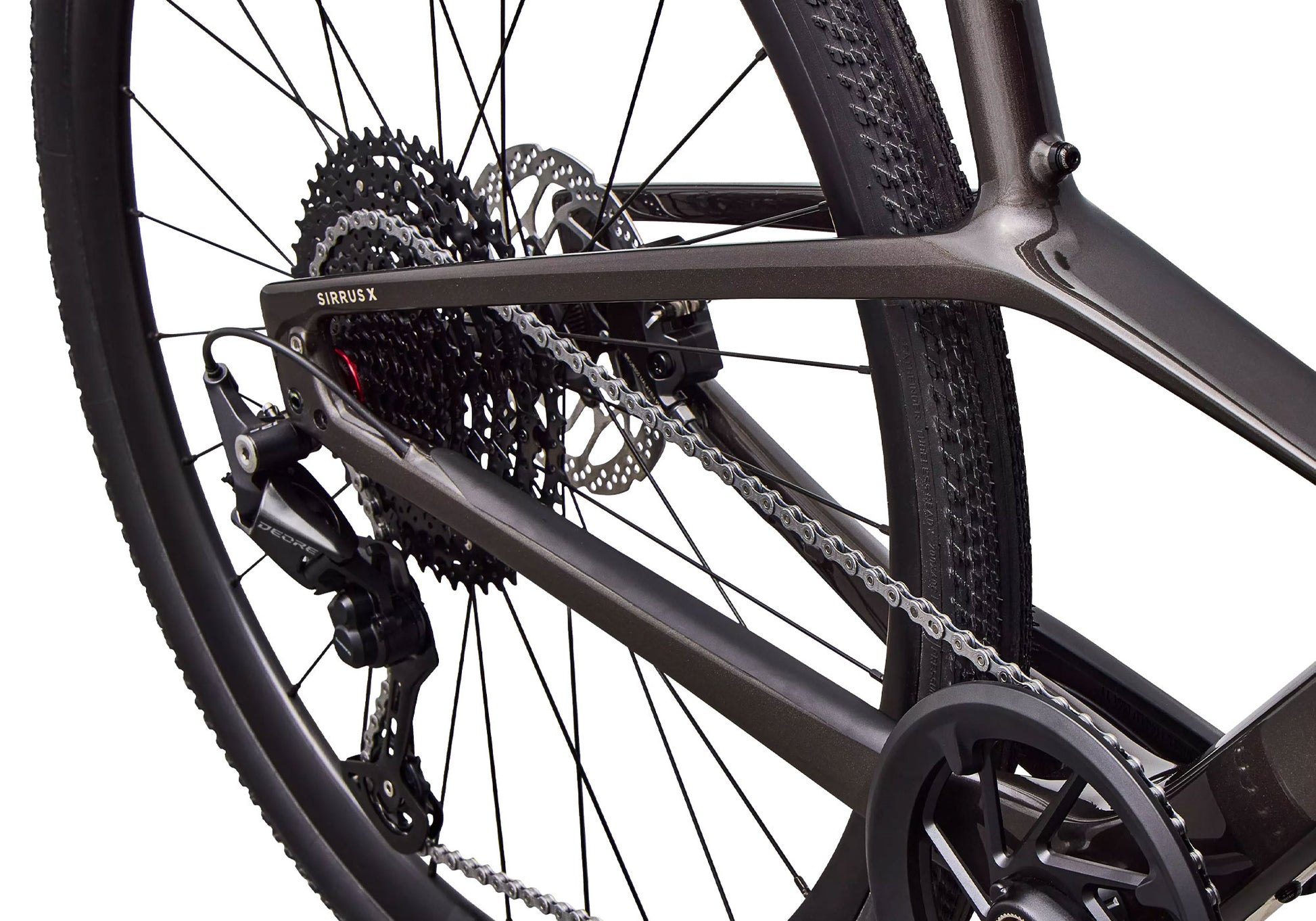 2027 Specialized Sirrus X 5.0 Unisex Urban/Fitness Bike, Gloss Warm Smoke image 4