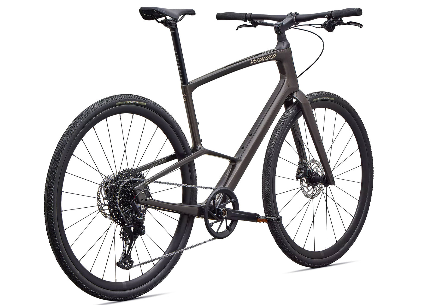 2027 Specialized Sirrus X 5.0 Unisex Urban/Fitness Bike, Gloss Warm Smoke image 2