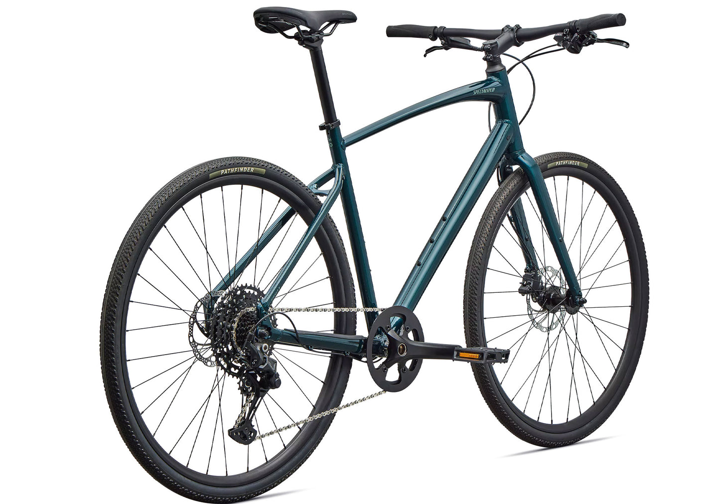 2026 Specialized Sirrux X 3.0 Unisex Urban/Fitness Bike, Gloss Emerald Metallic image 4