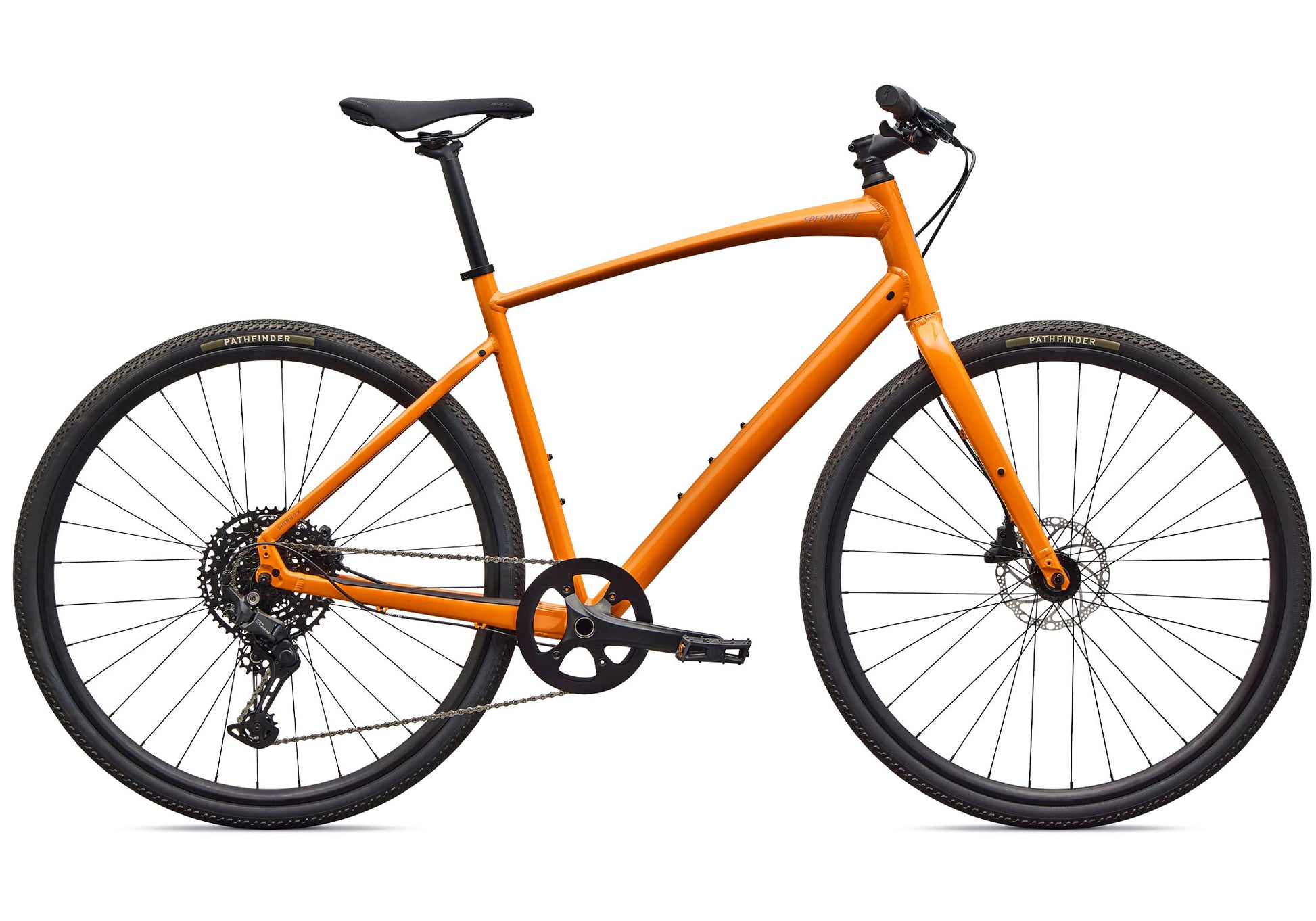 2026 Specialized Sirrux X 3.0 Unisex Uban/Fitness Bike, Orange Zest image 2