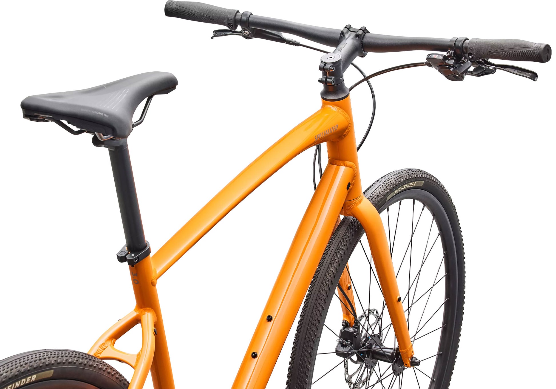 2026 Specialized Sirrux X 3.0 Unisex Uban/Fitness Bike, Orange Zest image 3