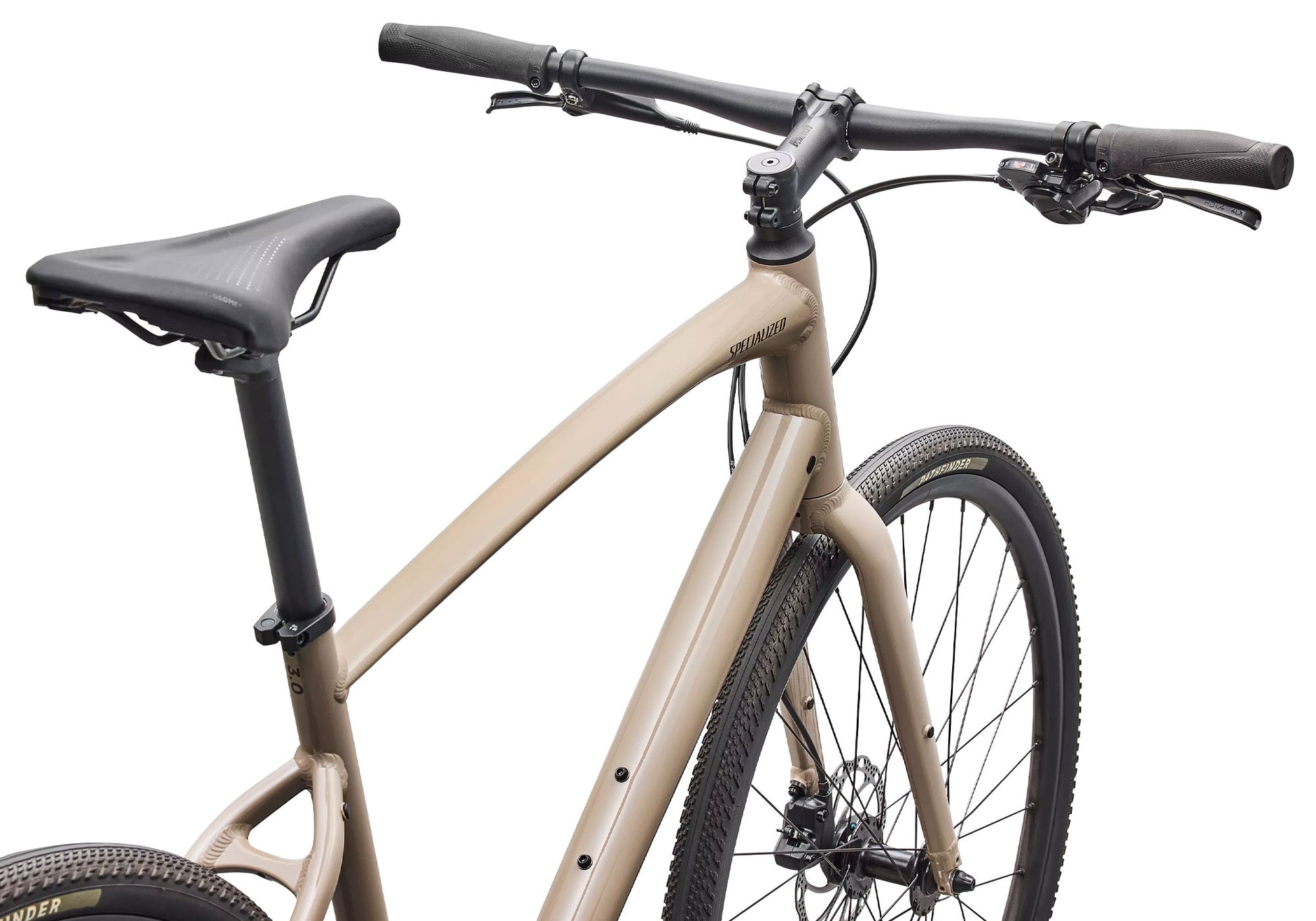 2026 Specialized Sirrux X 3.0 Unisex Urban/Fitness Bike, Gloss Sandstone image 3