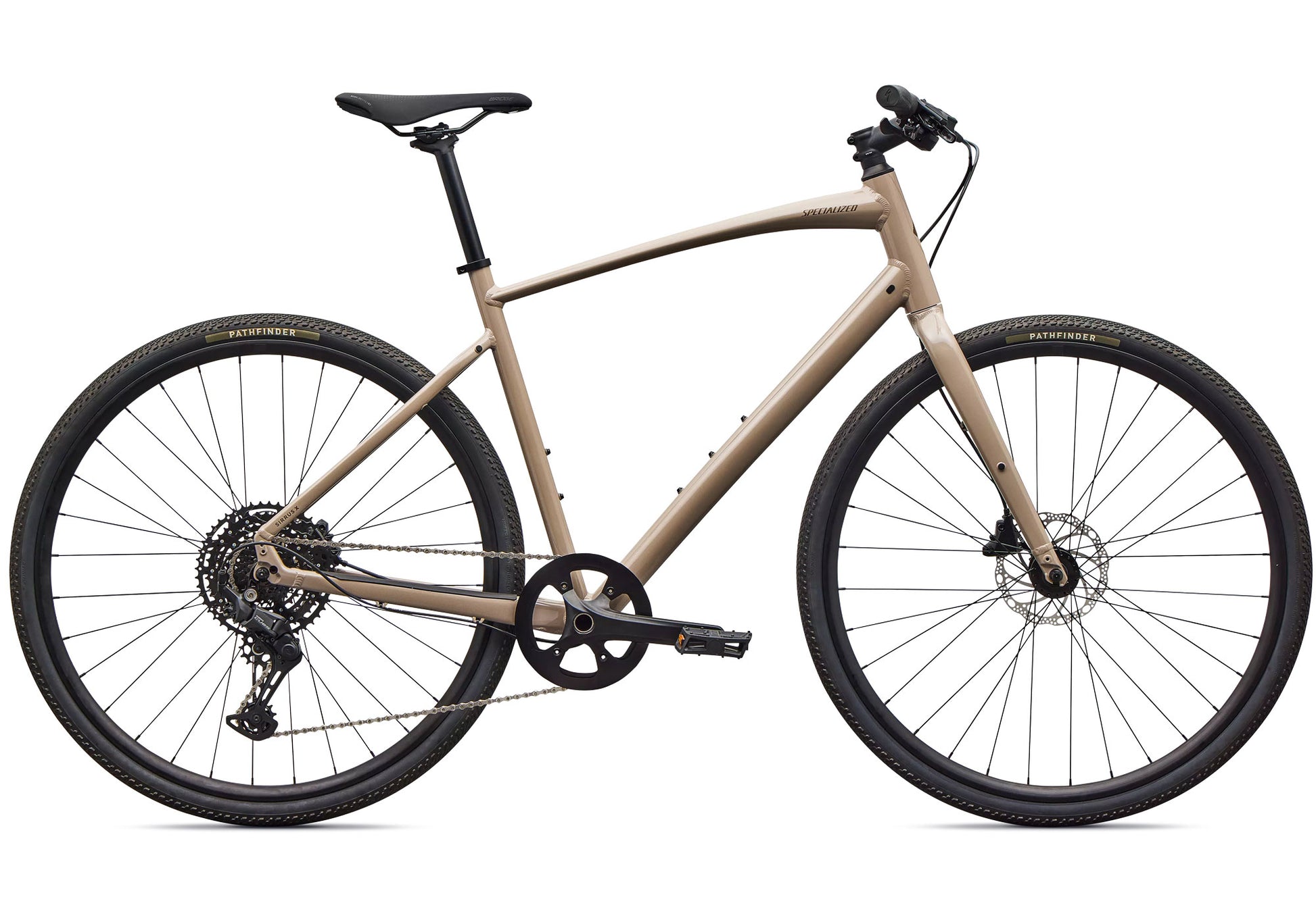 2026 Specialized Sirrux X 3.0 Unisex Urban/Fitness Bike, Gloss Sandstone image 4