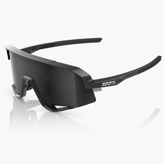 100% Slendale Cycling Sunglasses - Matte Black with Smoke Lens