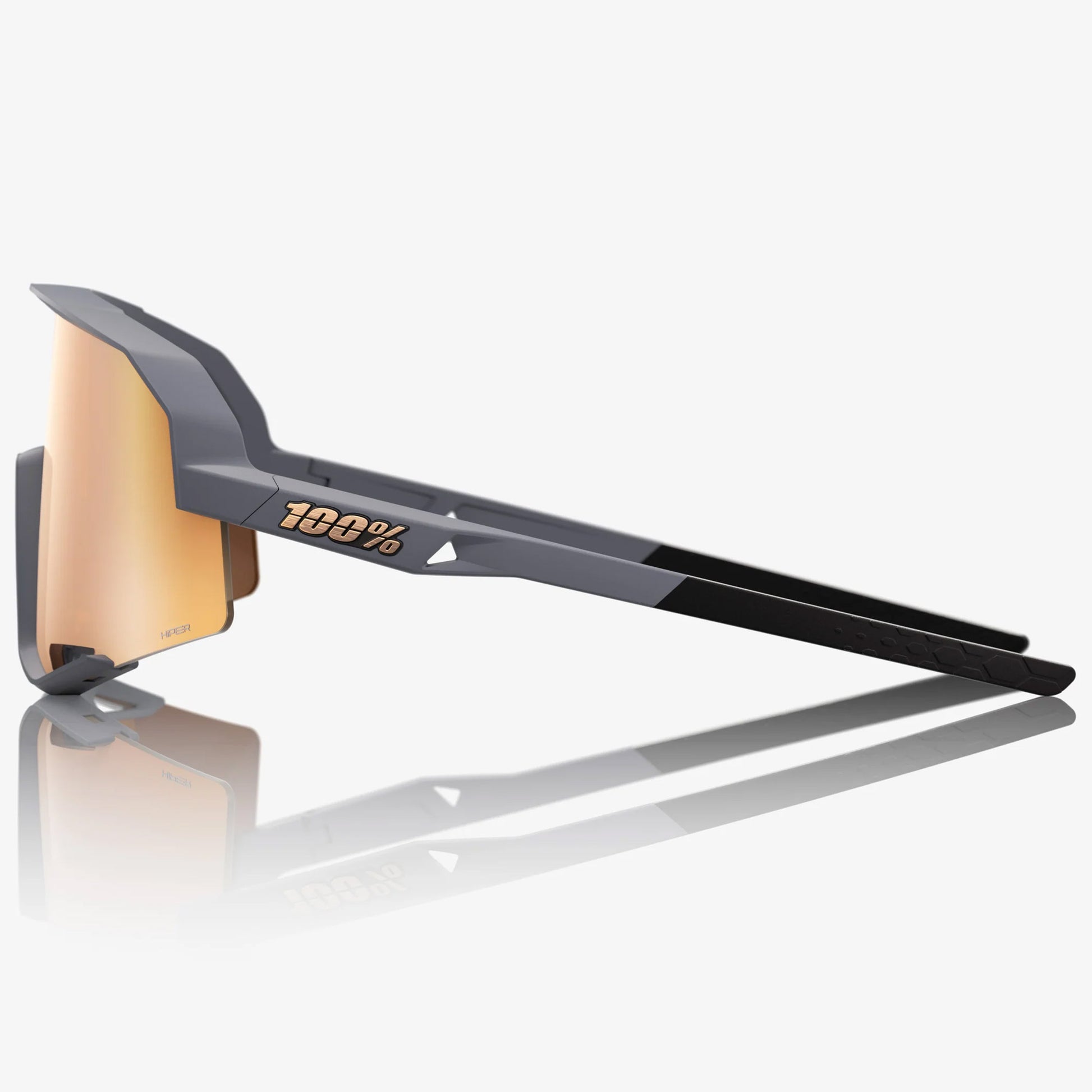 100% Slendale Soft Tact Grey - HiPER Copper Mirror Lens image 3