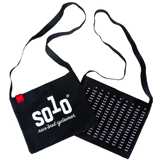 Solo Musette Cotton Bag Black