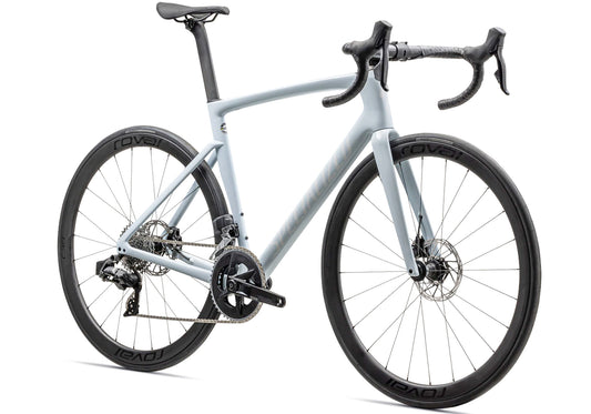 2023 Specialized Tarmac SL7 Expert, Unisex Road Bike, Gloss Morning Mist/White