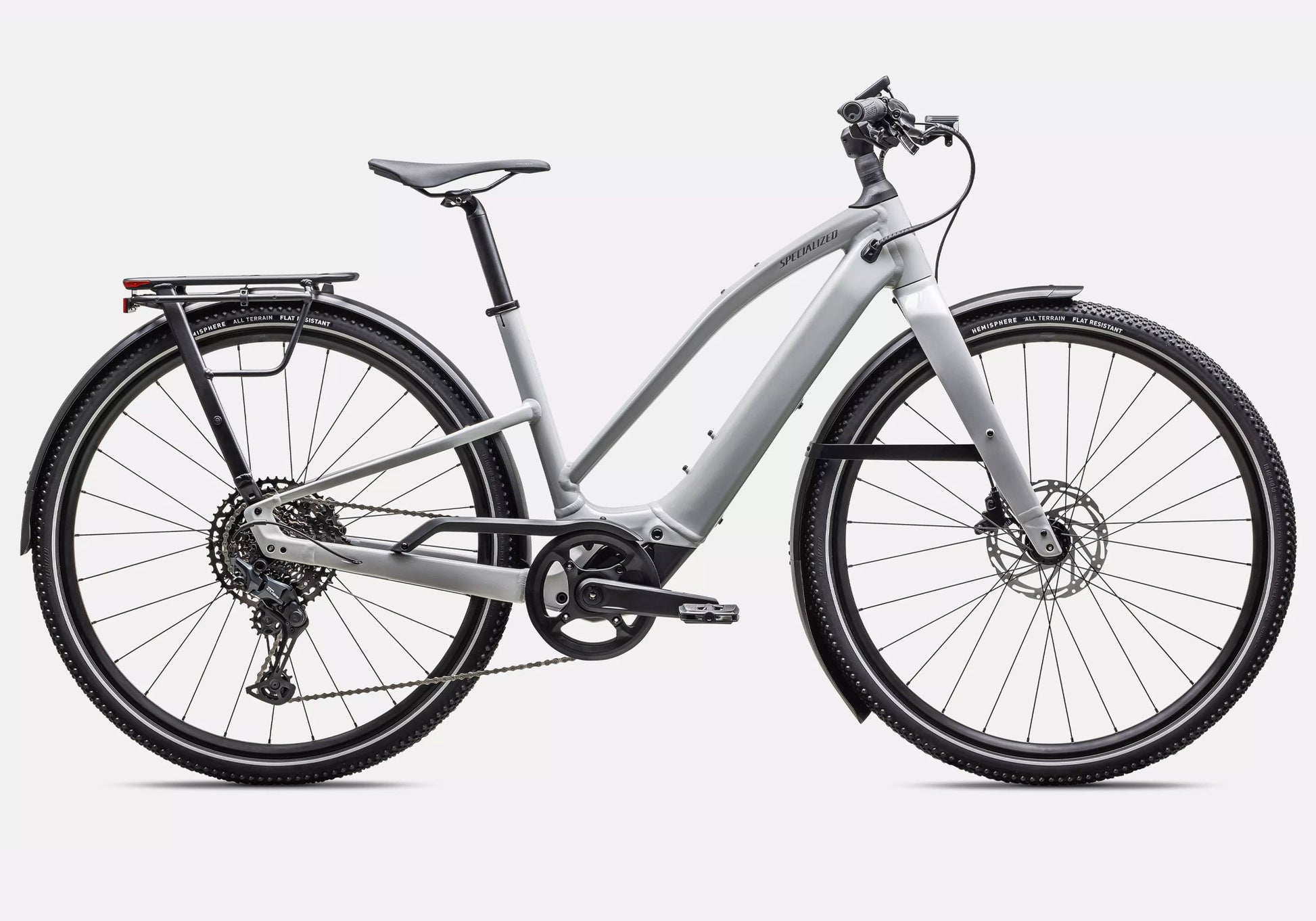 2026 Specialized Turbo Vado SL 2 5.0 Step-Through, Gloss Dove Grey image 2