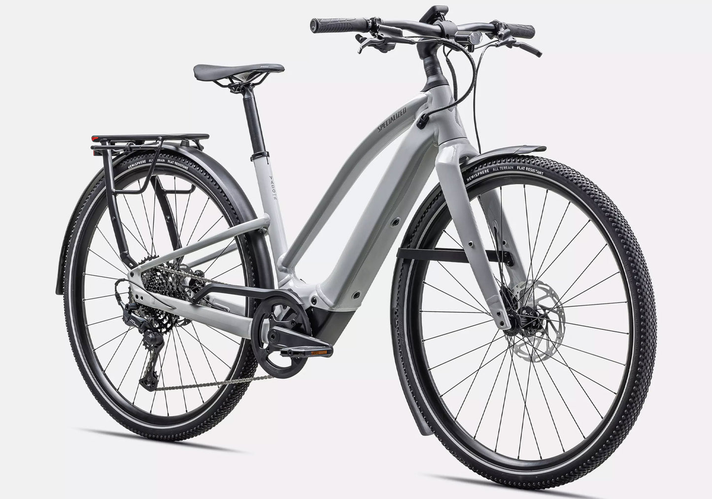 2026 Specialized Turbo Vado SL 2 5.0 Step-Through, Gloss Dove Grey image 1
