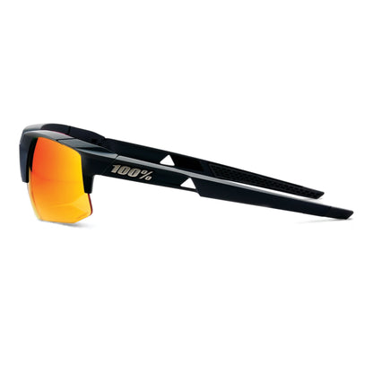 100% SPEEDCOUPE Sunglasses - Black/HiPER Red Lens + Clear Lens 61031-100-43 image 3