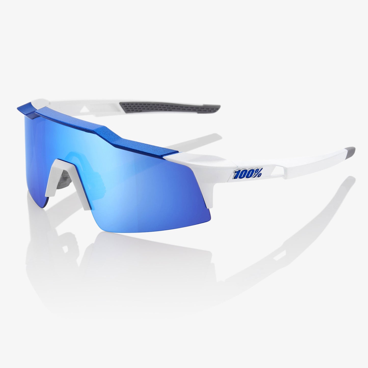100% SPEEDCRAFT SL - Matte White - HiPER Blue Lens + Clear Lens 61002-407-01-02 image 1