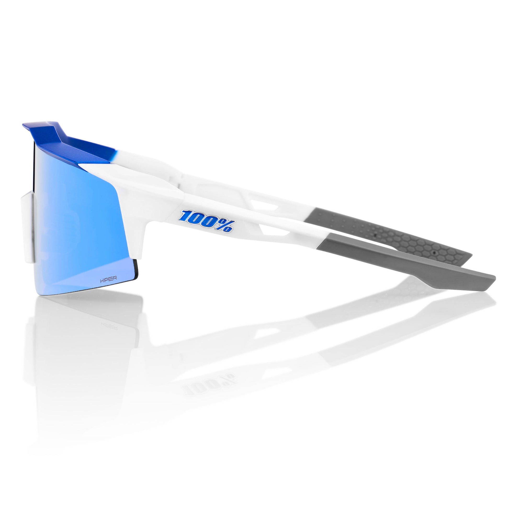 100% SPEEDCRAFT SL - Matte White - HiPER Blue Lens + Clear Lens 61002-407-01-02 image 3