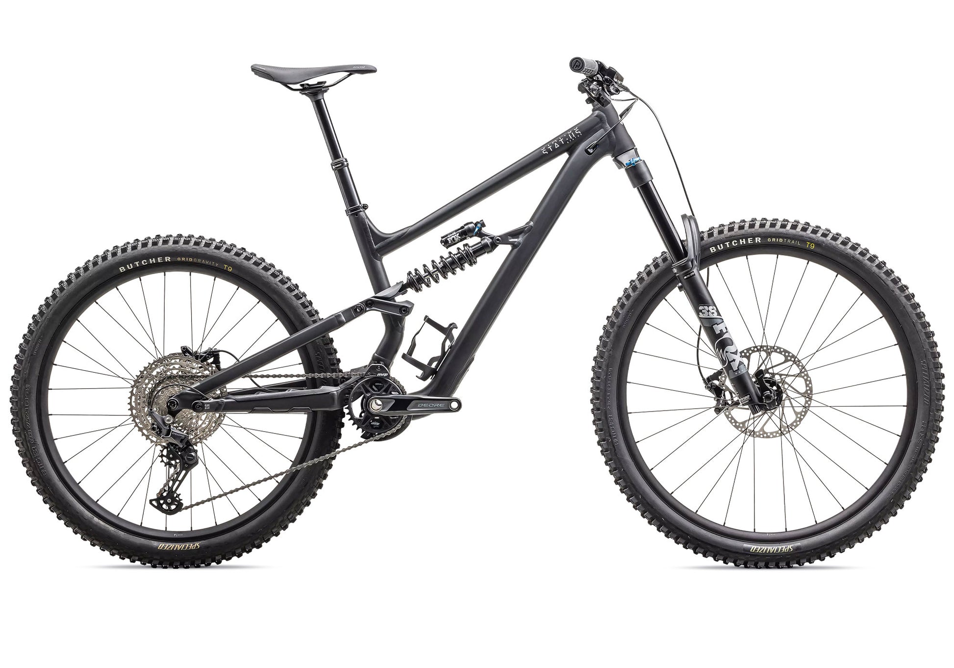 Specialized Status 2 170, Unisex Mountain Bike, Satin Obsidian/Dune White image 3