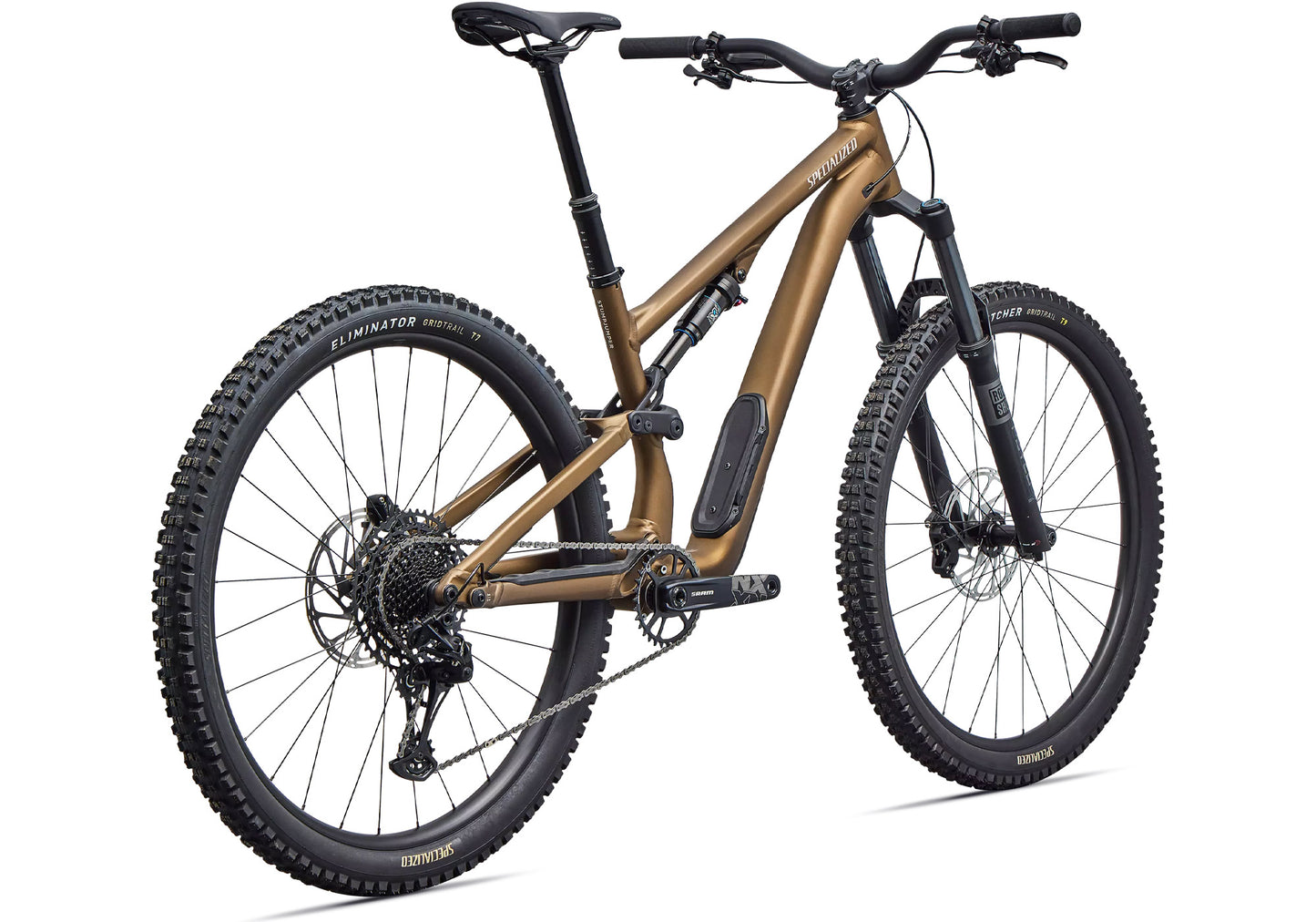 2026 Specialized Stumpjumper 15 EVO Alloy Unisex Mountain Bike, Satin Burnt Gold Metallic image 3
