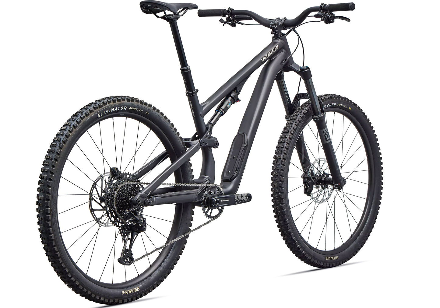 2026 Specialized Stumpjumper 15 EVO Alloy Unisex Mountain Bike, Satin Metallic Obsidian imge 2