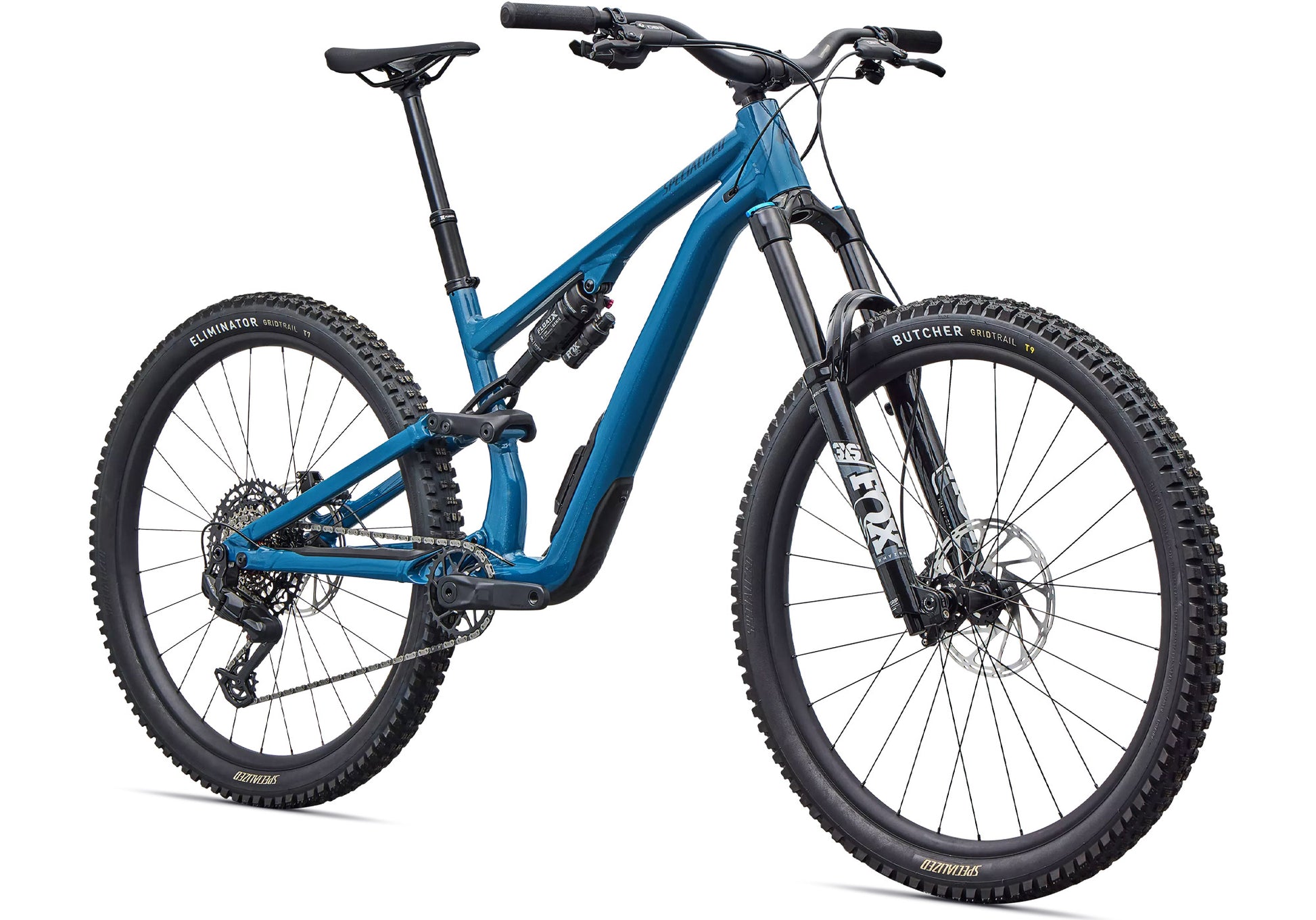 2026 Specialized Stumpjumper 15 EVO Comp Alloy Unisex Mountain Bike, Gloss Grey Blue image 1