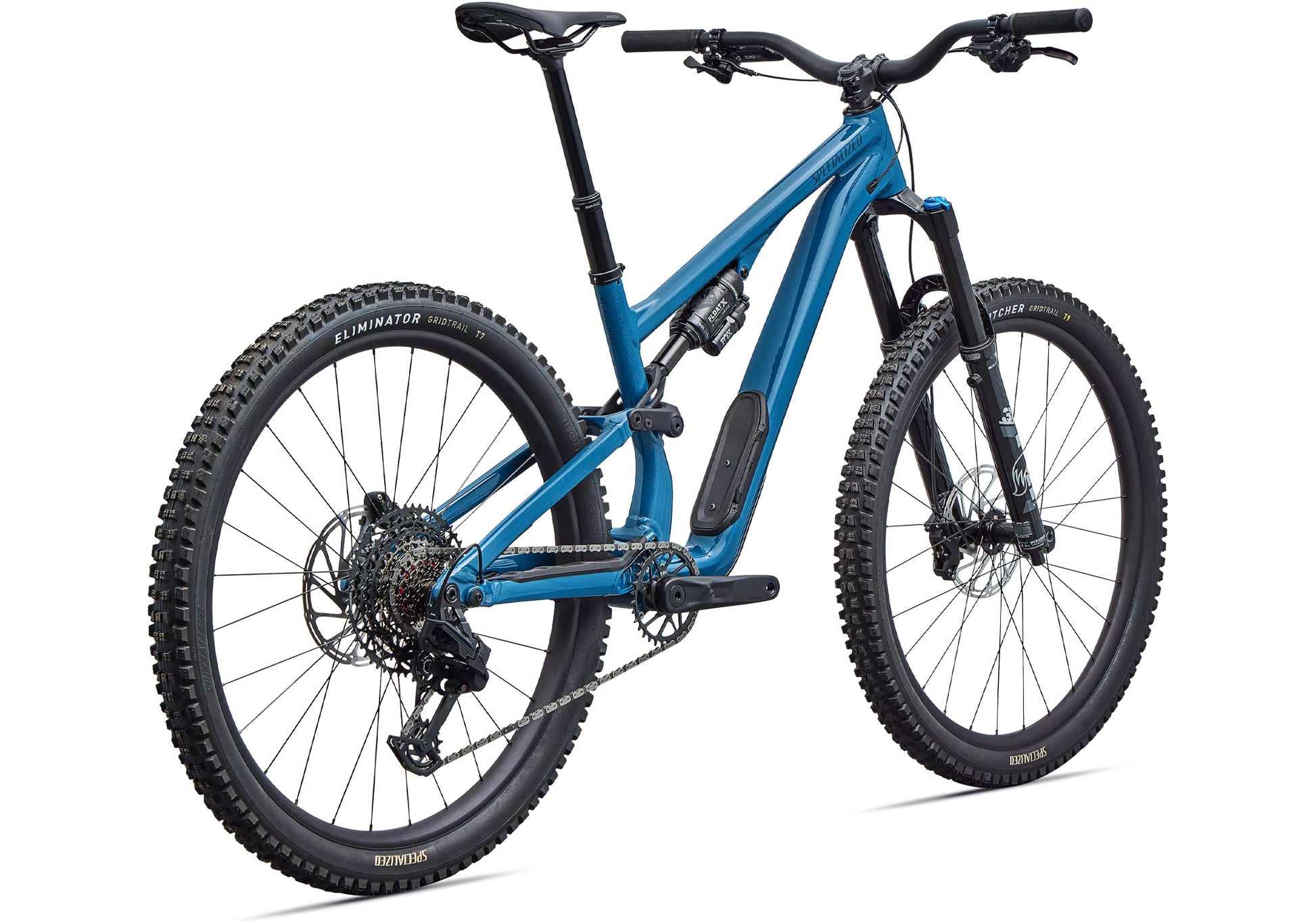 2026 Specialized Stumpjumper 15 EVO Comp Alloy Unisex Mountain Bike, Gloss Grey Blue image 3
