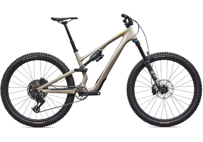 2026 Specialized Stumpjumper 15 EVO Comp Unisex Mountain Bike, Satin Sandstone Metallic image 3