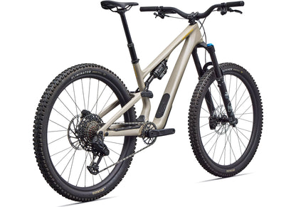 2026 Specialized Stumpjumper 15 EVO Comp Unisex Mountain Bike, Satin Sandstone Metallic image 2