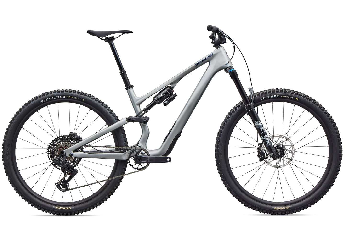 2026 Specialized Stumpjumper 15 EVO Comp Unisex Mountain Bike, Gloss Shadow Silver image 3