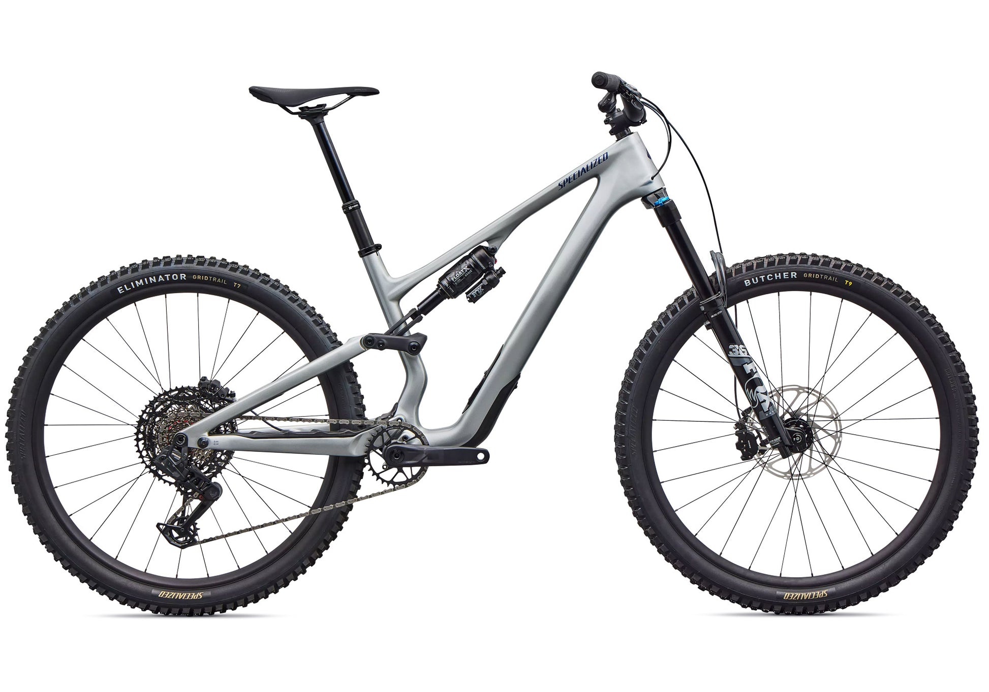 2026 Specialized Stumpjumper 15 EVO Comp Unisex Mountain Bike, Gloss Shadow Silver image 3