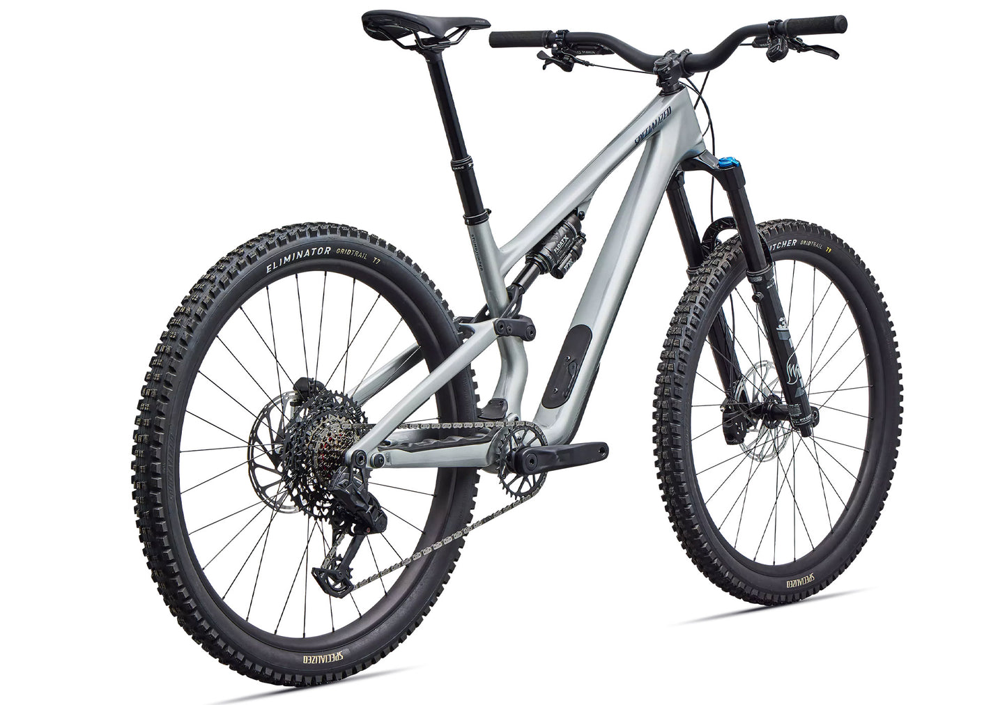 2026 Specialized Stumpjumper 15 EVO Comp Unisex Mountain Bike, Gloss Shadow Silver image 2