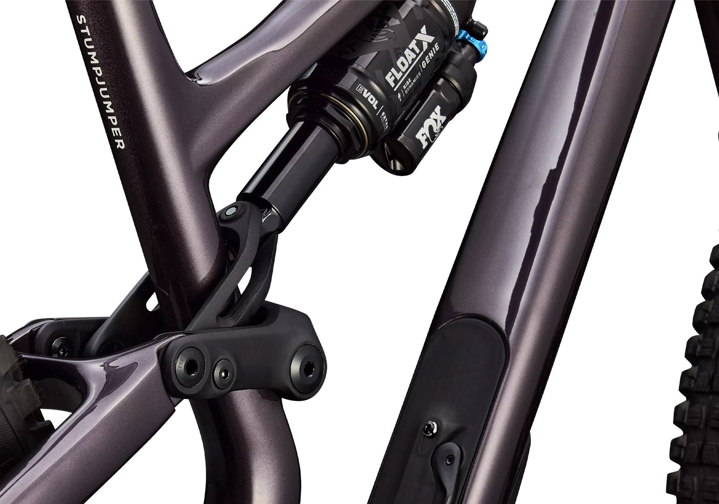 2026 Specialized Stumpjumper 15 EVO Expert AXS Unisex Mountain Bike, Gloss Nebula Metallic imge 4